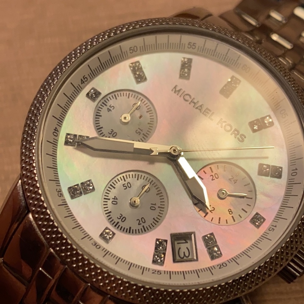 Michael Kors Ritz silver tone quartz watch MK5020 - Picture 16 of 16